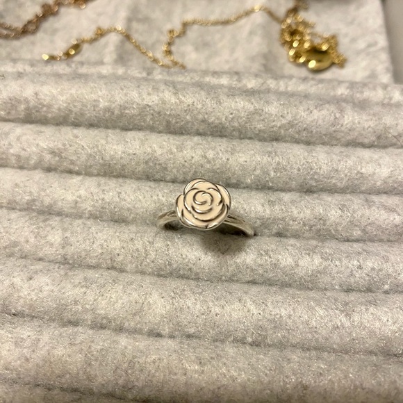 Pandora Rose ring in Silver and pink - Picture 2 of 2